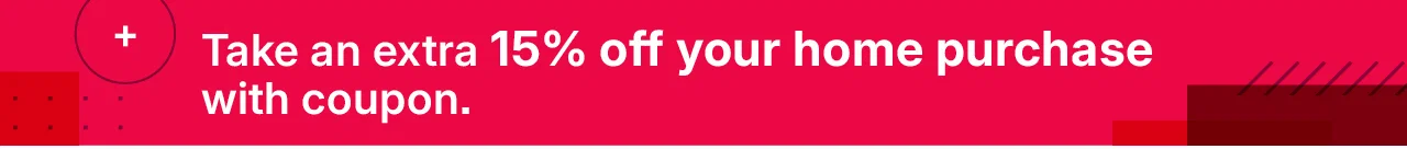 50% off bedding, plus take an extra 15% off your home purchase with coupon