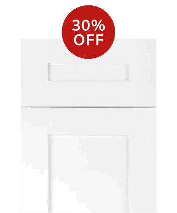 Frameless White Shaker
