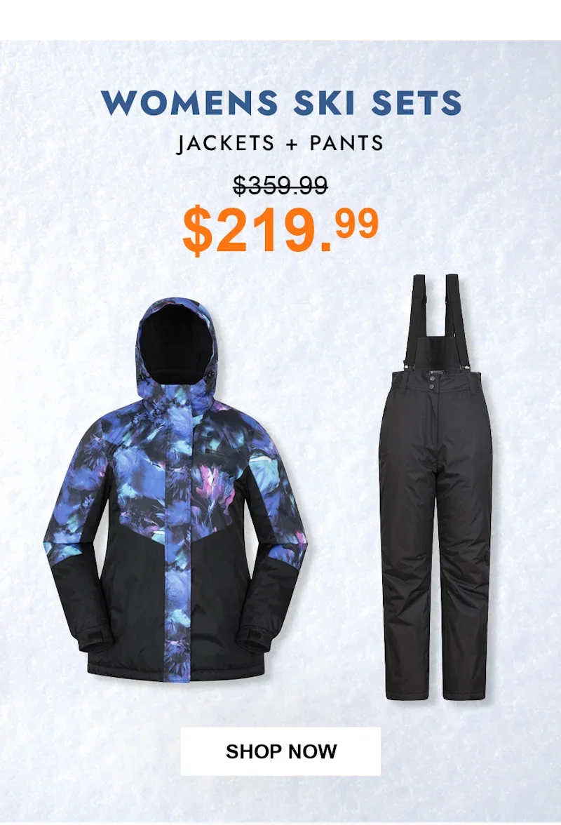 Womens Ski Jacket & Pants Set