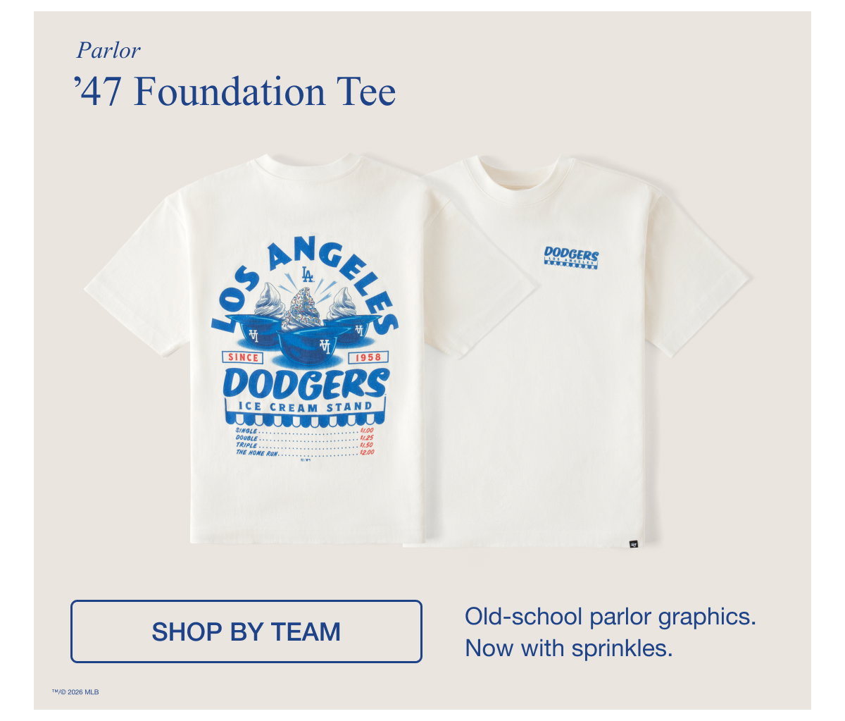 Parlor ’47 Foundation Tee