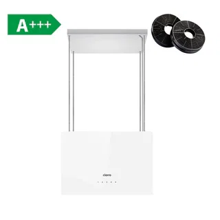CIARRA 48cm Smart White Cooker Hood Island Cooker Hood Wifi Control CBCS4850-OW