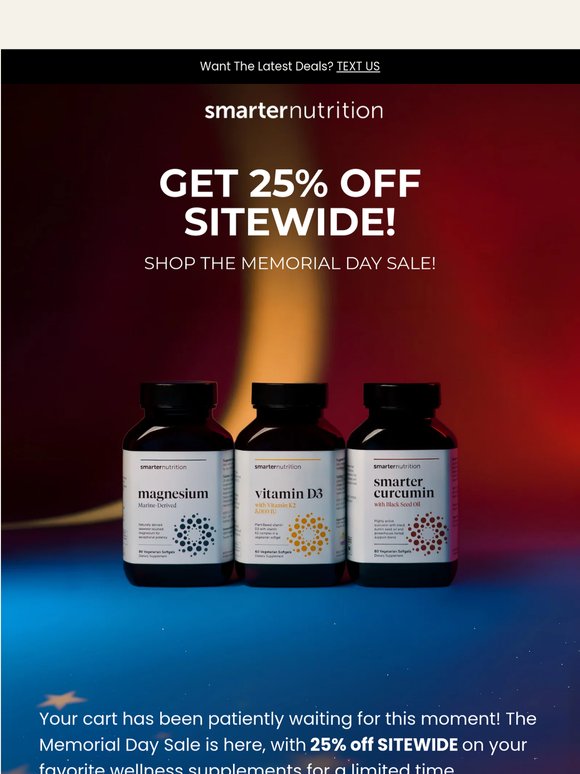 25% Off Sitewide Starts Now