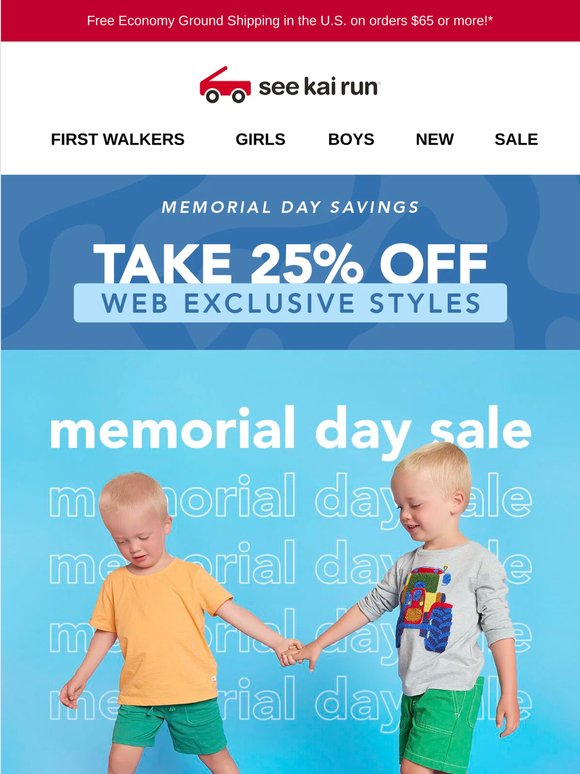 Memorial Day Savings Start Now 🎉