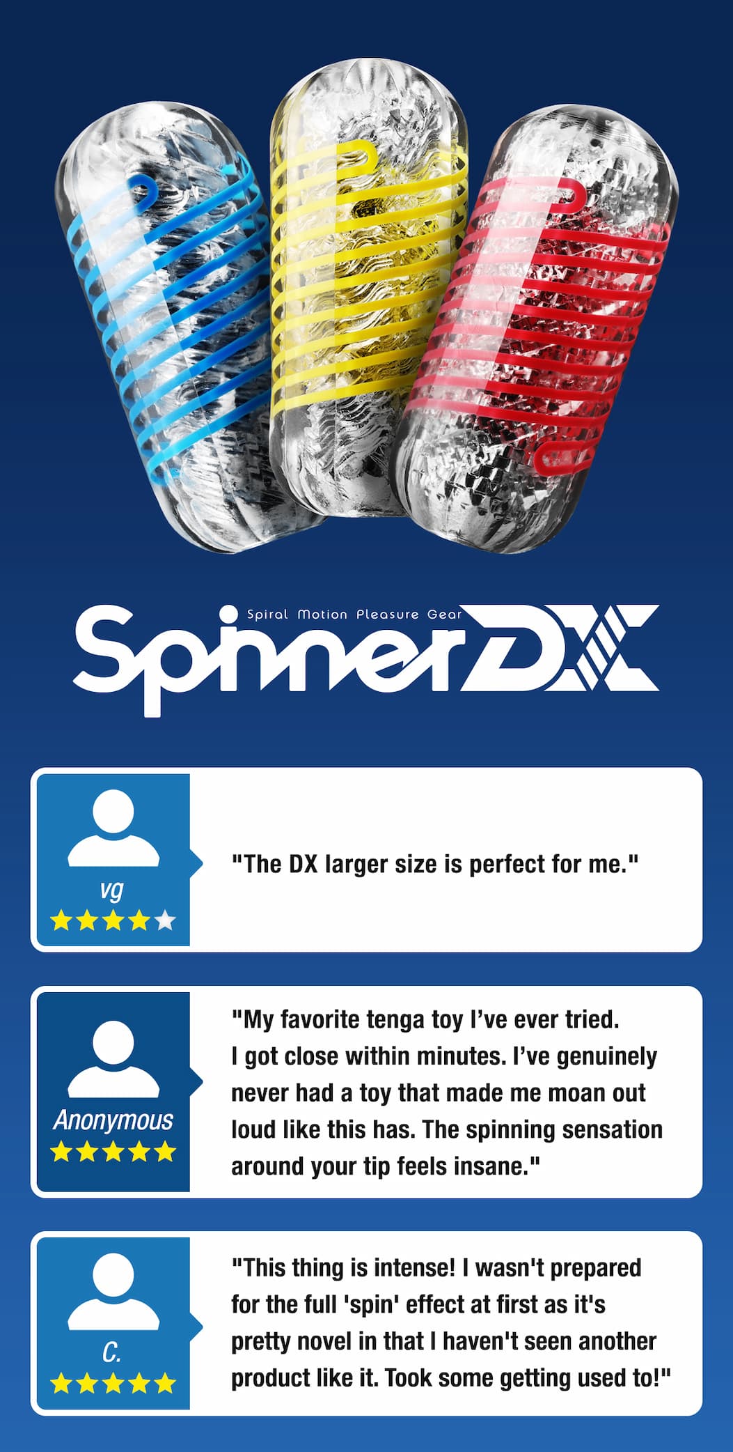 TENGA SPINNER DX Reviews