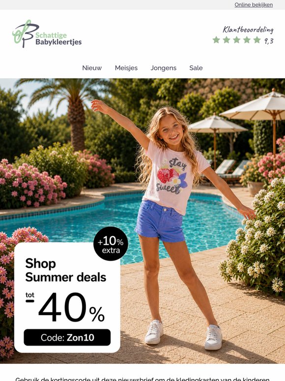 🌼 -40% + 10% extra kassakorting