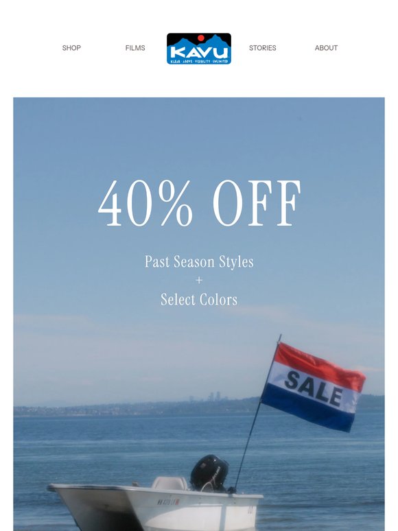 The Sale Boat is here 🛥️