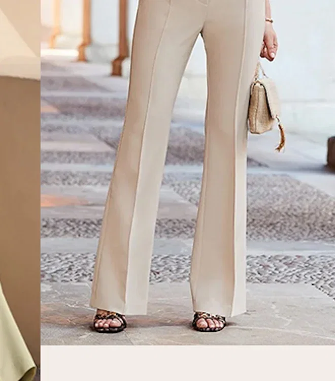 Natural Contour Waist Kick Flare Trousers