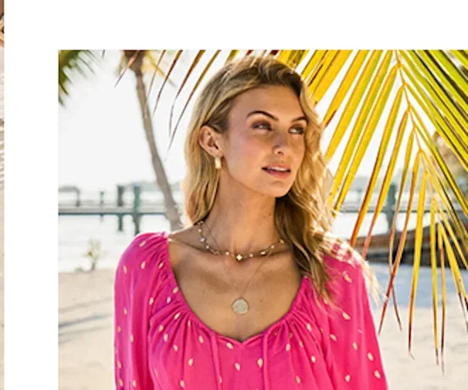 Pink & Gold Spot Print Crinkle Kaftan