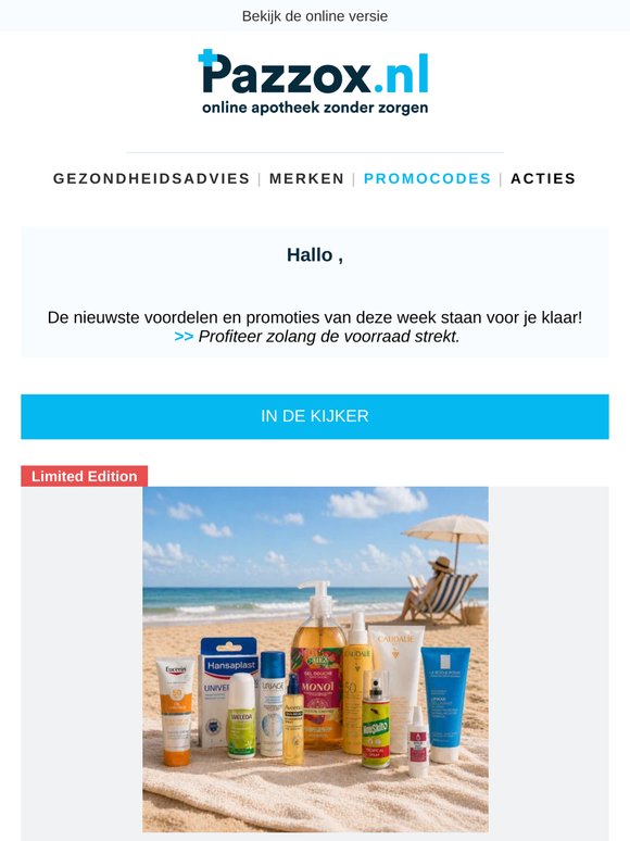 🛒 De nieuwste voordelen en promoties van deze week staan voor je klaar!