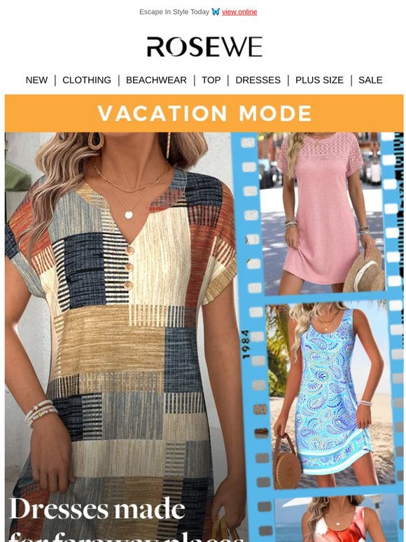 Vacation Mode: Dress Activated 🌞