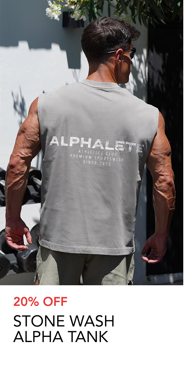 STONE WASH ALPHA TANK