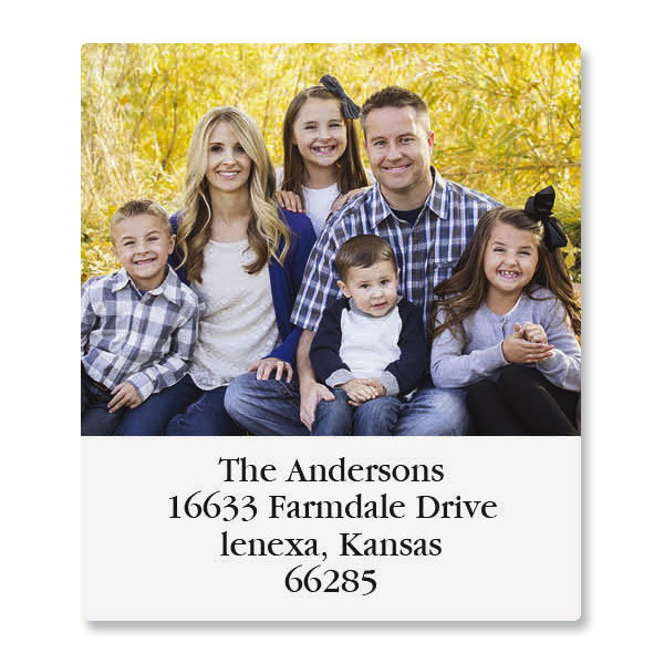 Image of Select Photo Return Address Label