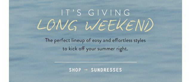 Shop Sundresses
