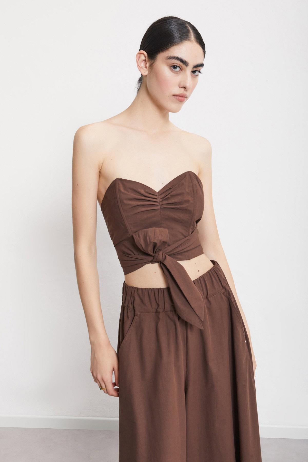 Corsetto in popeline