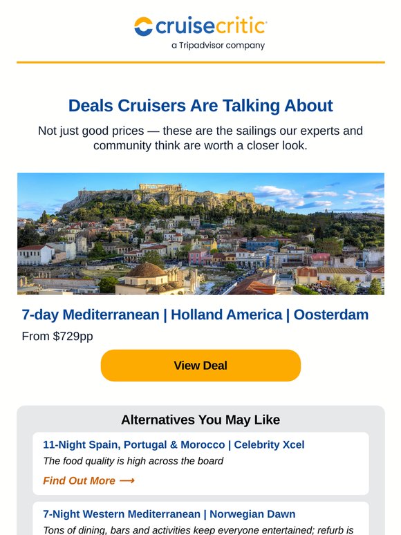 3 Cruise Itineraries Worth Comparing Right Now 👀
