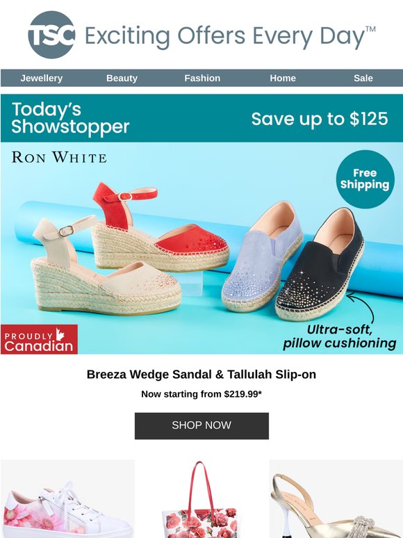 Ron White Breeza Wedge Sandal & Tallulah Slip-ons