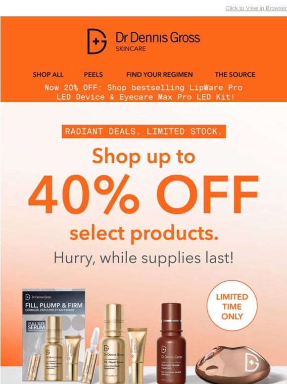 Up To 40% Off Select Essentials All Weekend Long!