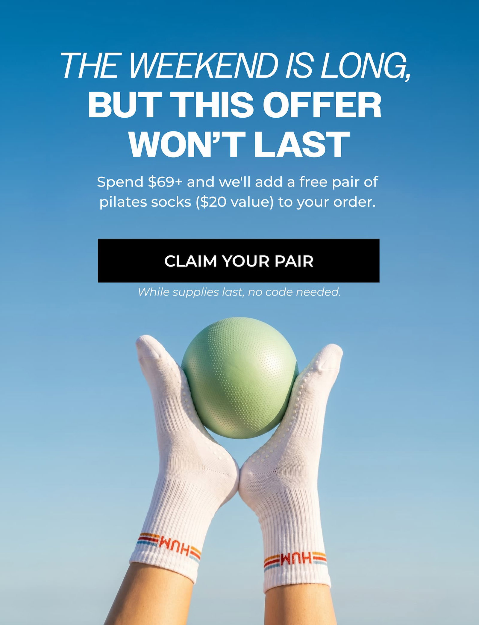 Claim Your Pilates Socks