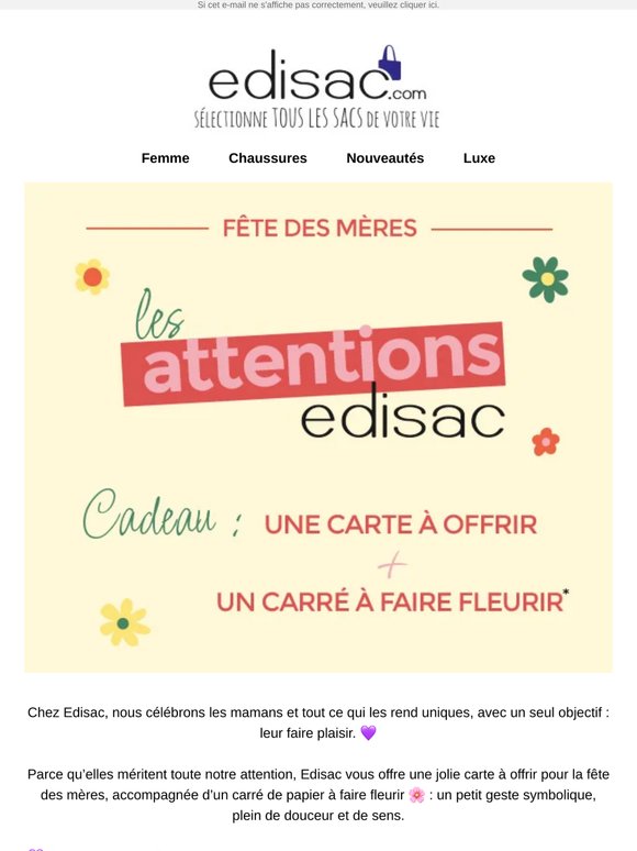Un cadeau offert aux 50 premiers clients* 🌸