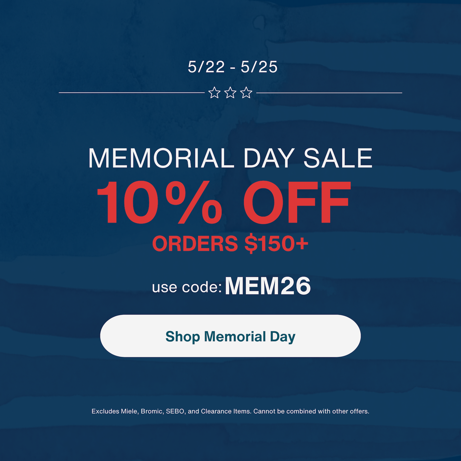 Memorial Day Hero - Mobile