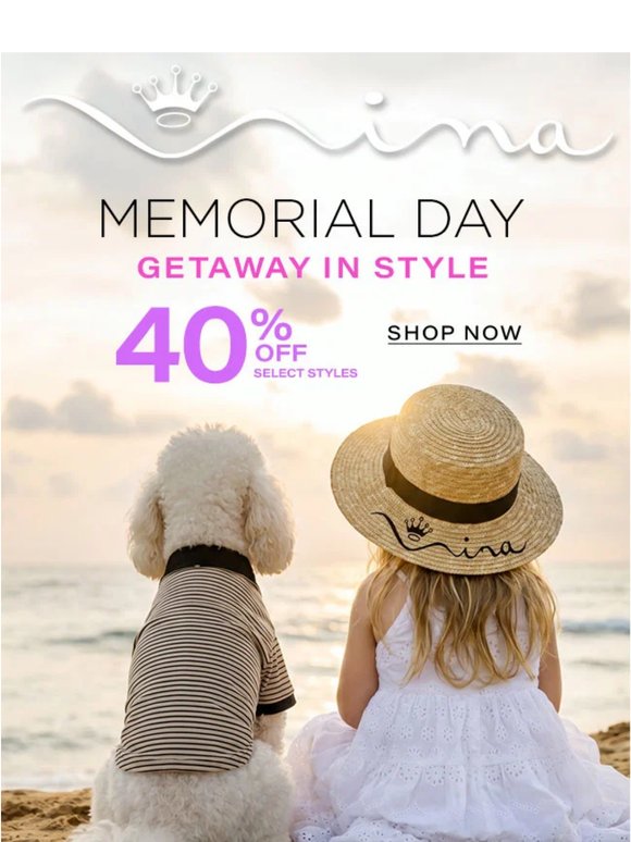 ☀️ Sunshine, Sandals & 40% Off