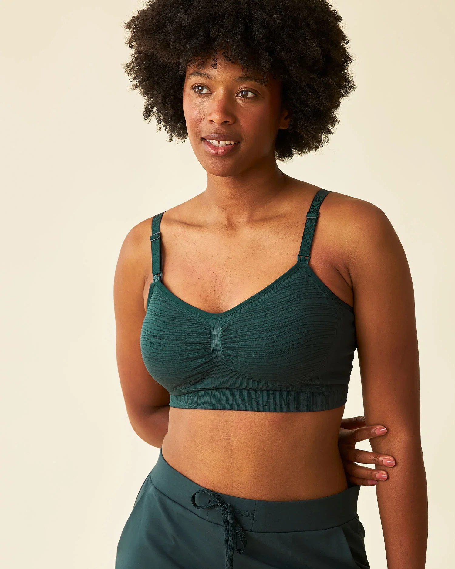 Image of Sublime® Hands-Free Pumping & Nursing Bra | Evergreen