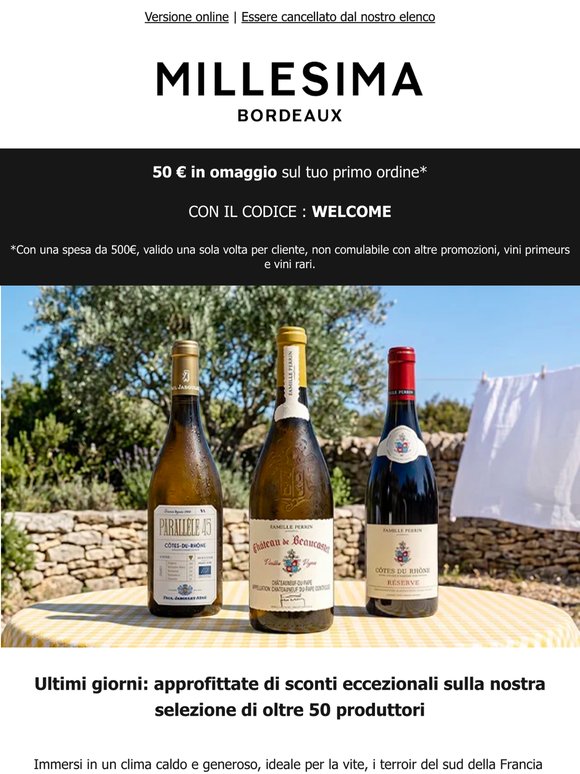 Vini del Sud della Francia a Prezzi scontati: ancora pochi giorni!