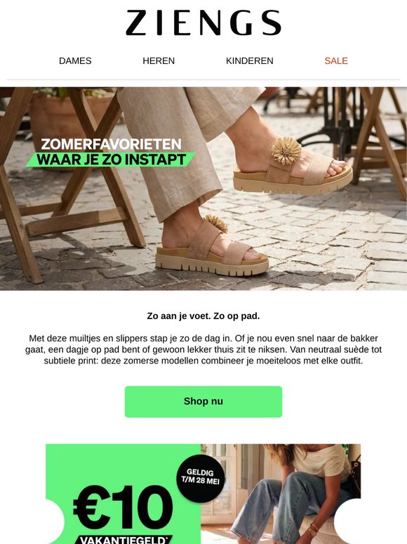 Muiltjes en instappers voor elke dag
