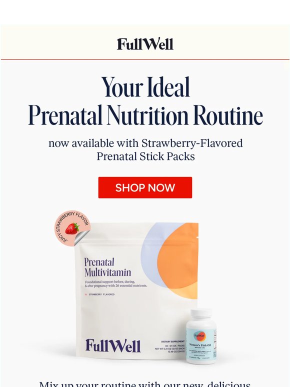 A Refreshing Prenatal Nutrition Routine 🍓