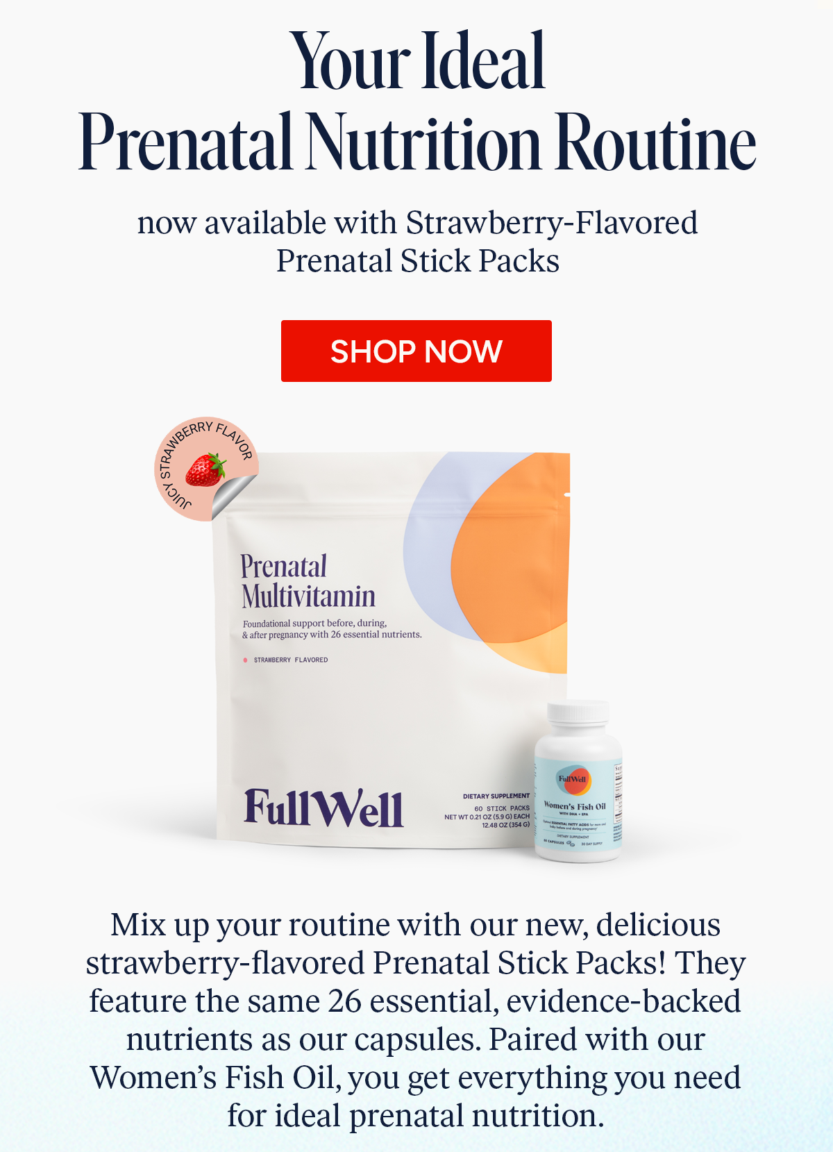 Prenatal Essentials Strawberry Stick Pack