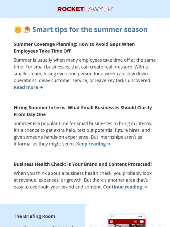 Is your business ready for summer season?⛱️