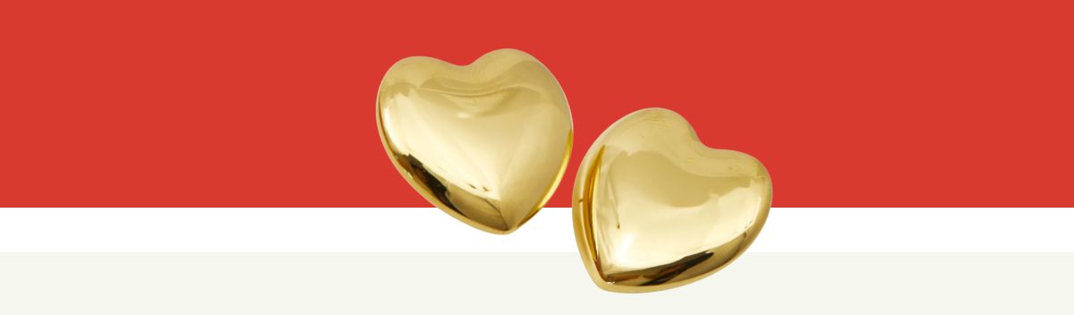 Puffy Heart Earrings