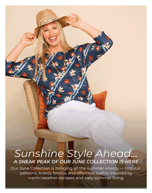 A Sneak Peek of Our June Collection...