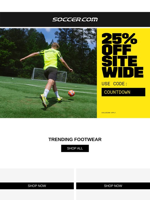 These cleats (& more) are 25% OFF 🤑👟