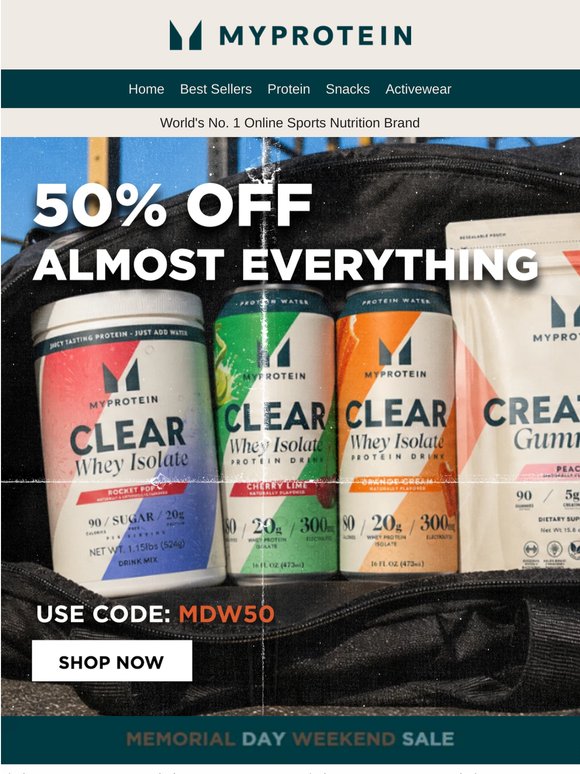 50% OFF EVERYTHING... Almost 🔥