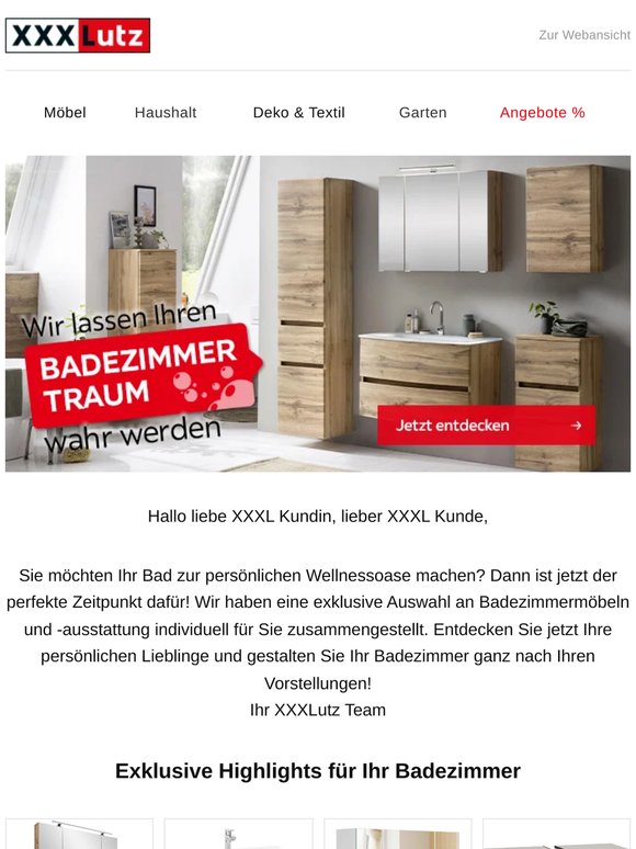 🛁 Entspannung beginnt hier – Badmöbel zum Top-Preis!