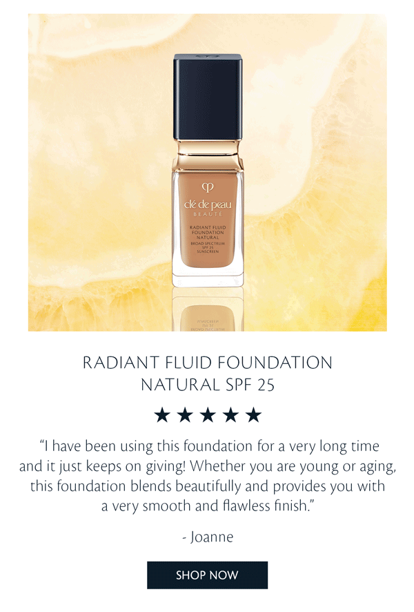 RADIANT FLUID FOUNDATION NATURAL SPF 25
