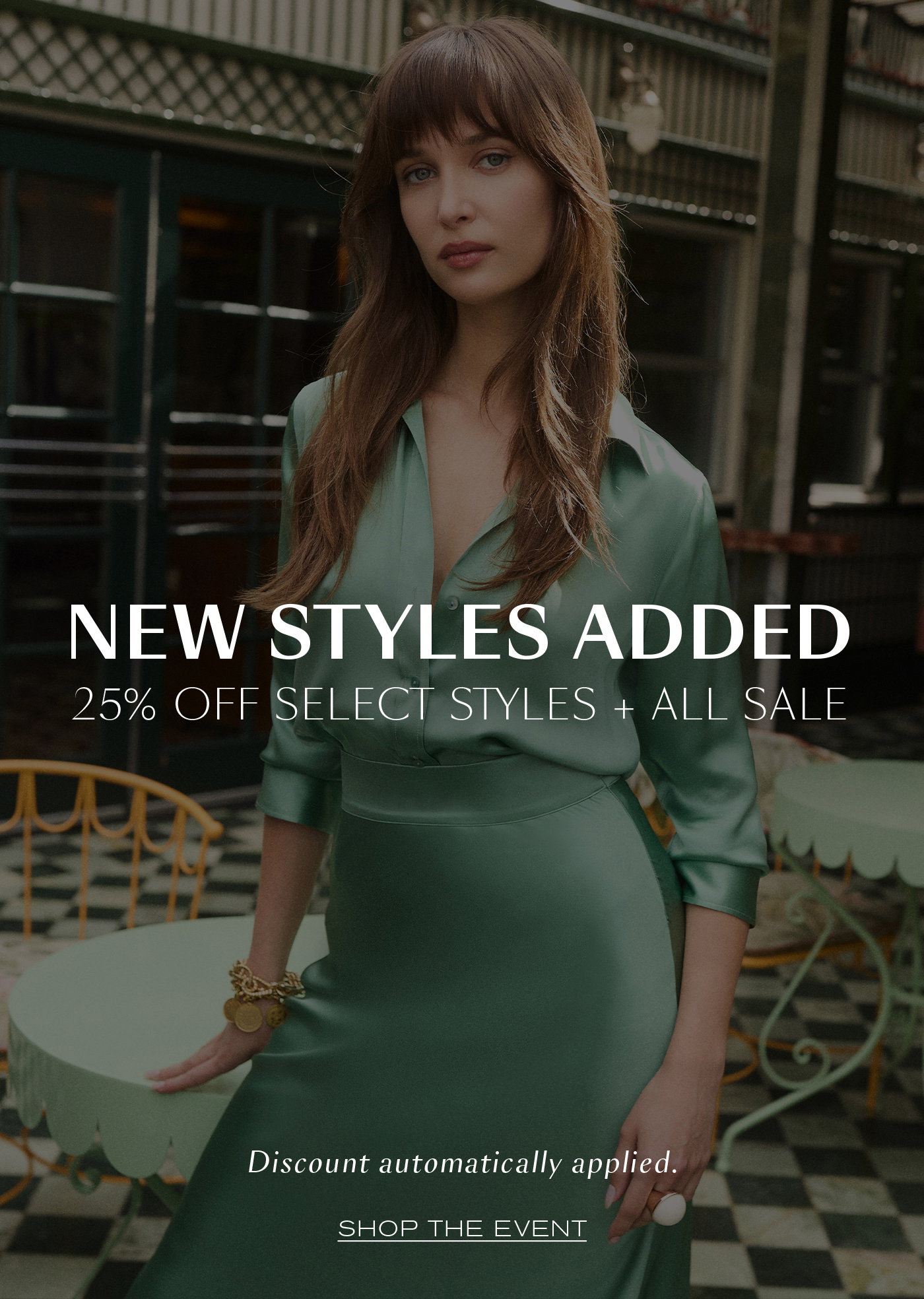 25% OFF SELECT STYLES + SALE   Discount automatically applied at checkout.   SHOP THE EVENT