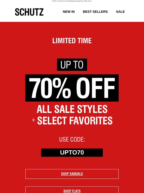 Up to 70% OFF All Sale + Select Favorites
