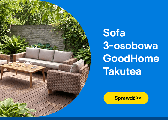 Sofa 3-osobowa GoodHome Takutea