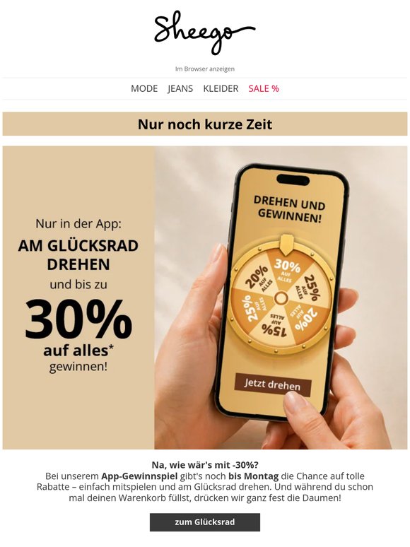Am Glücksrad drehen & gewinnen 🔄🤩