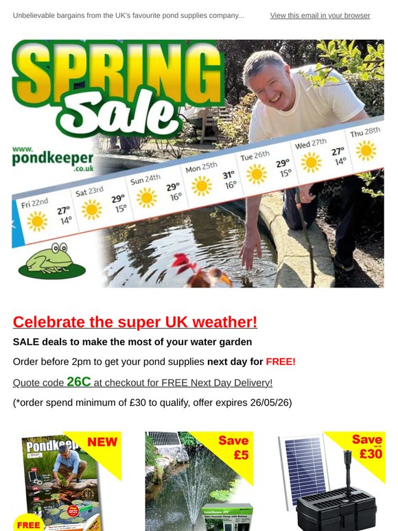 NEW Pond Brochure: FREE, Claim Now!☀️
