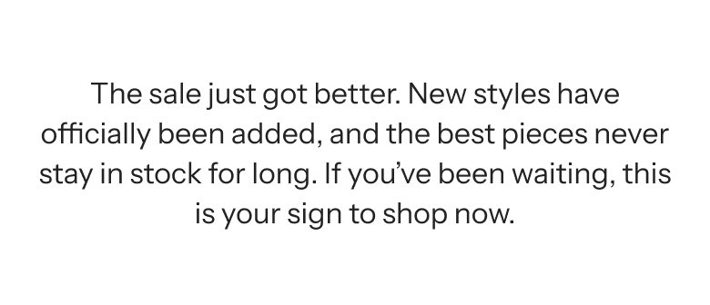 Start of Summer Sale