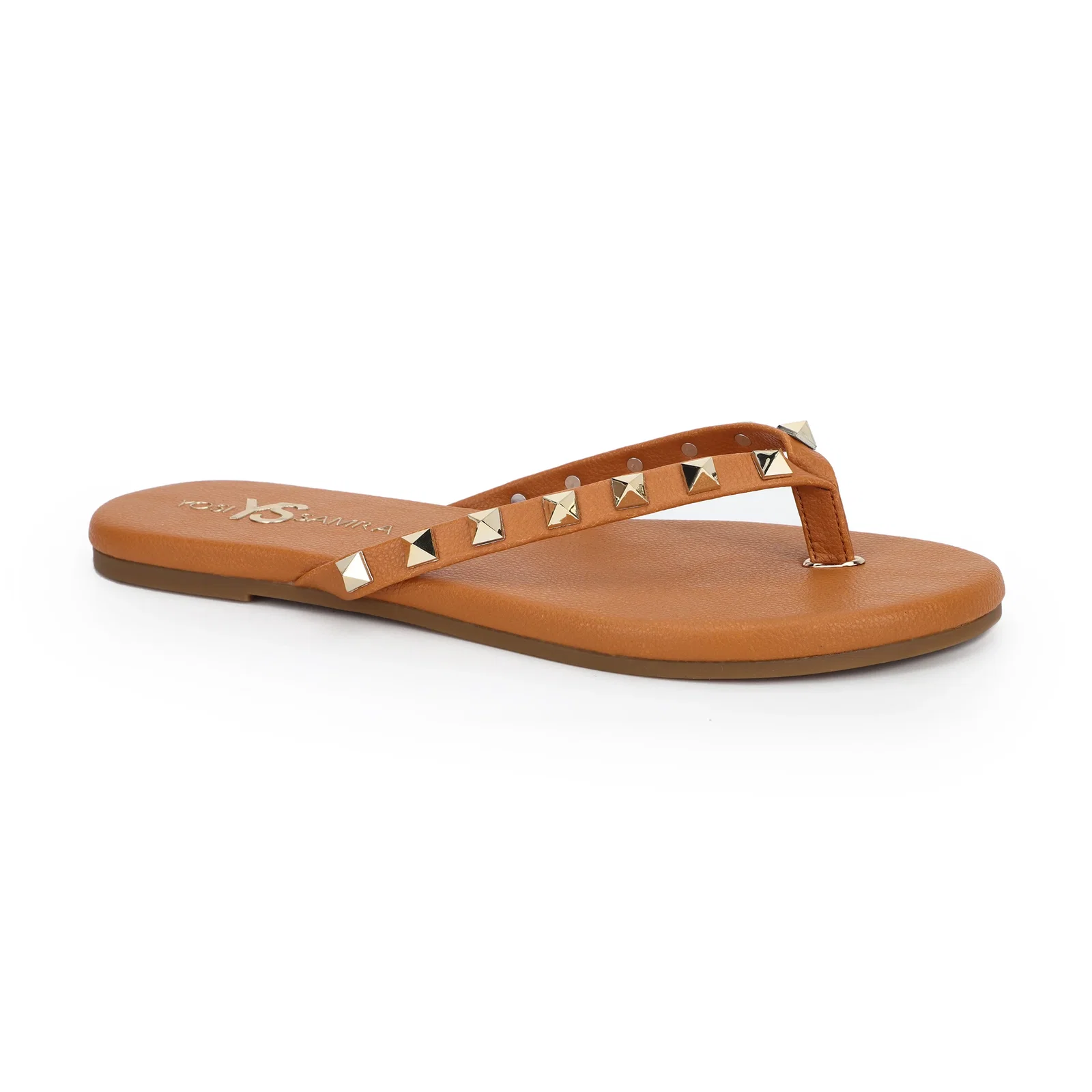 Image of Rivington Stud Flip Flop in Cognac