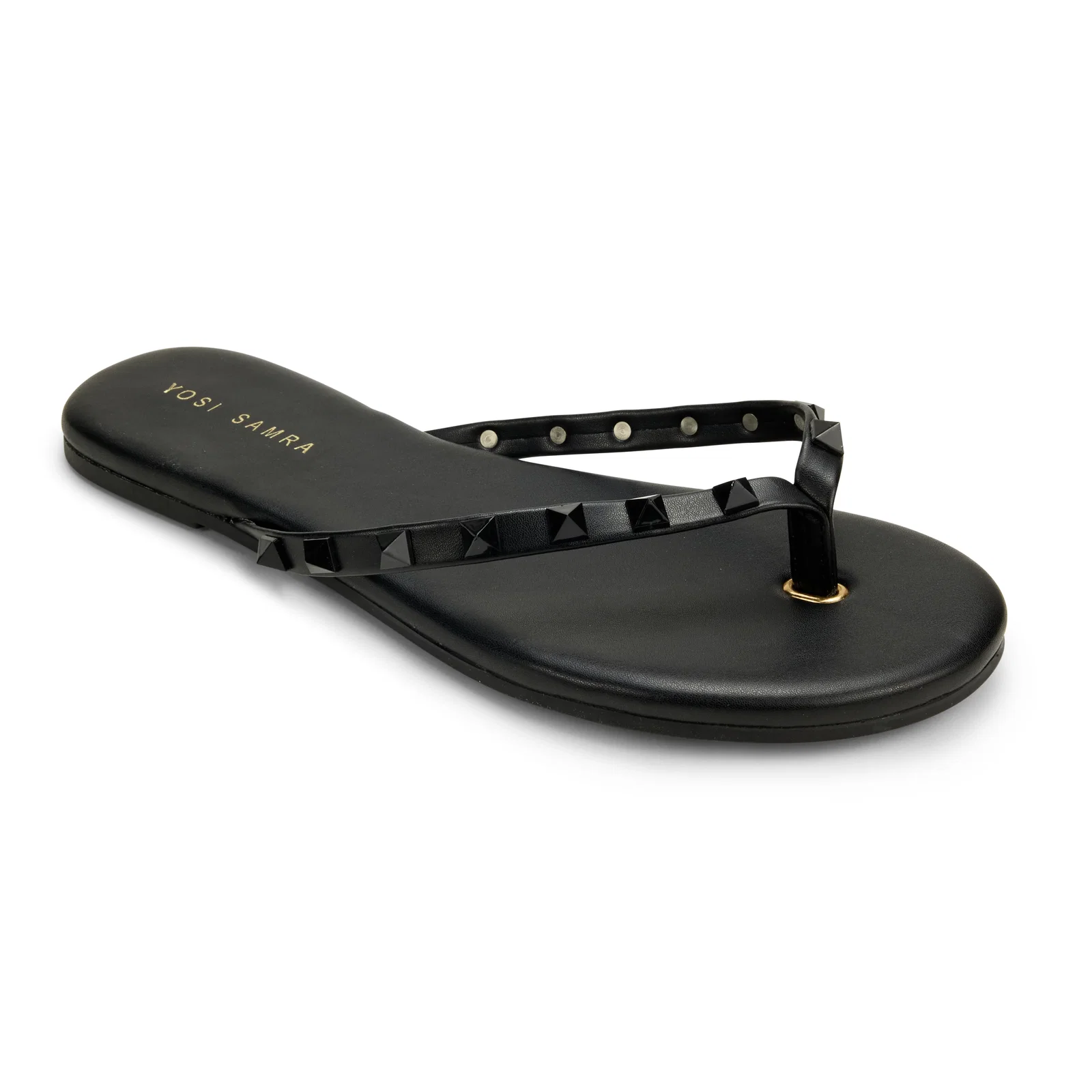 Image of Rivington Stud Flip Flop in Black/Black