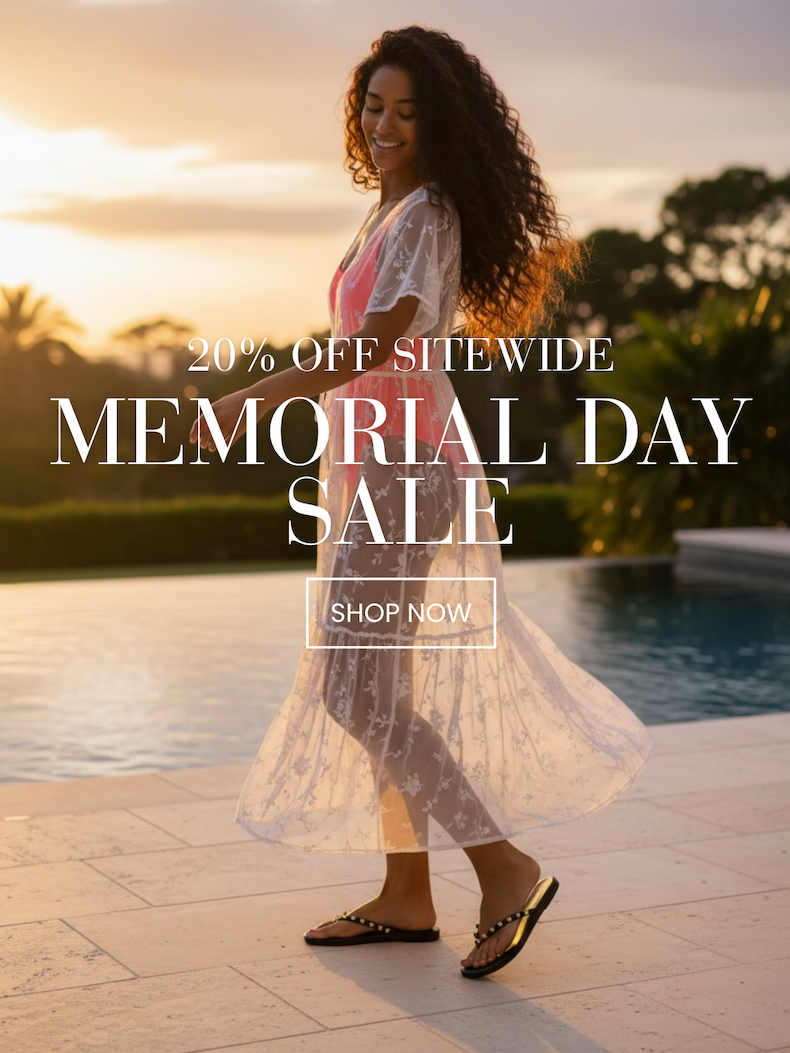 Save 20% off sitewide with code MEMORIALDAY at checkout