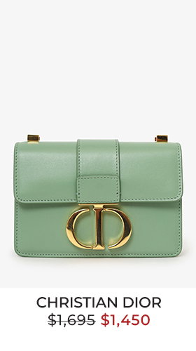 Christian Dior 2020 Green '30 Montaigne' Micro Crossbody