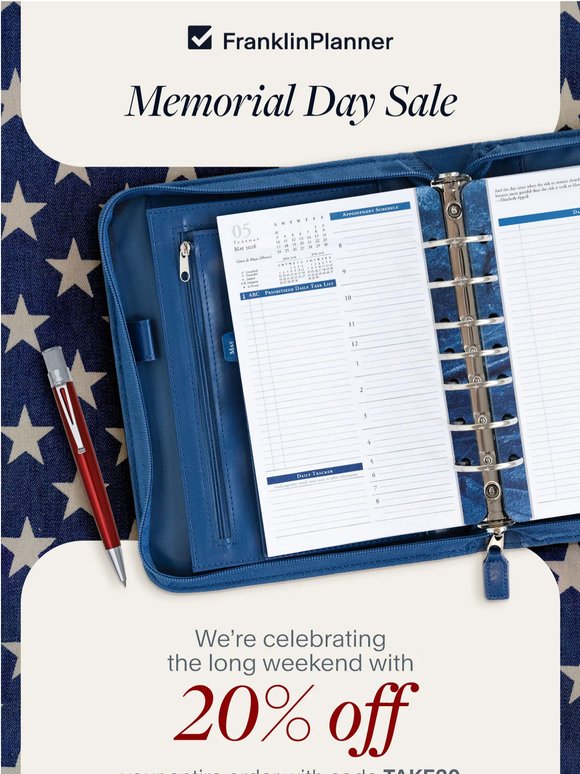 Don’t Miss 20% Off Sitewide!