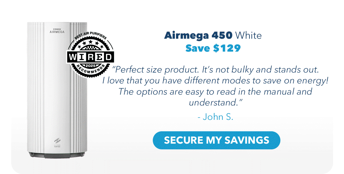 Airmega 450 White SAve $129