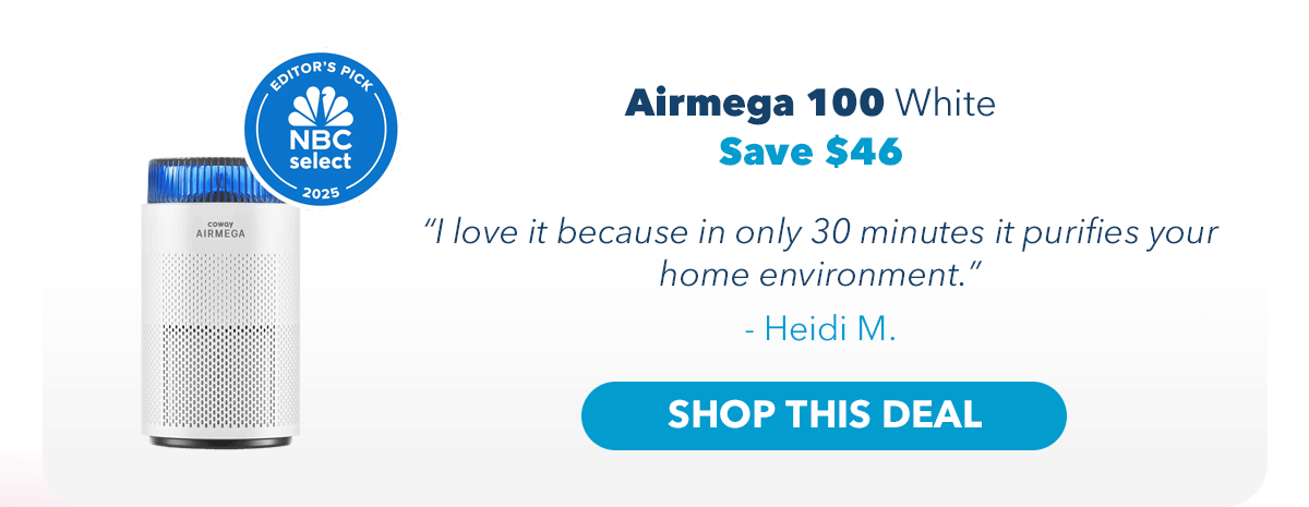 Airmega 100 White Save $46